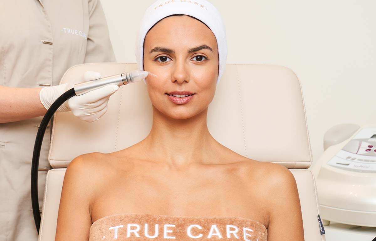 mikrodermabrasion gesichtsbehandlung bei true care in münchen